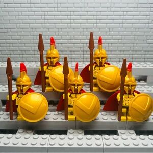 Spartan Warrior Custom Minifigures Lot of 5